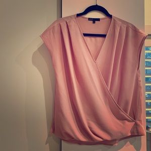 Gibson Draped Faux Wrap Top